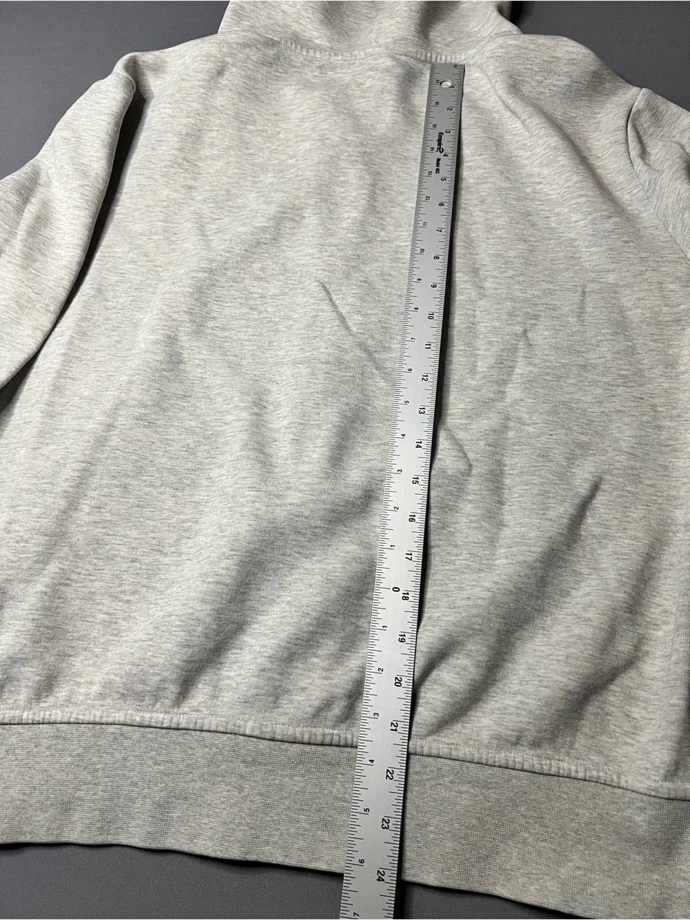 Polo by Ralph Lauren Heather Gray Zip-Up Hooded Sweatshirt